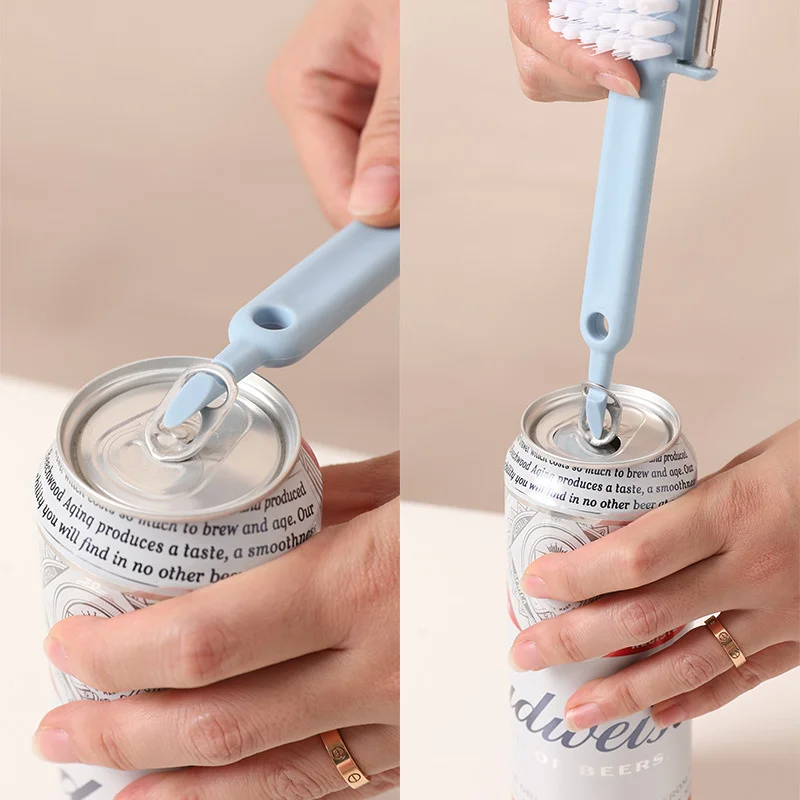 1Pcs Multifunction Fruit Vegetable Cleaning Brush 5 In 1 Peeler Corkscrew Garlic Grinder Potato Oysters Clean Kitchen Tool | Дом и сад