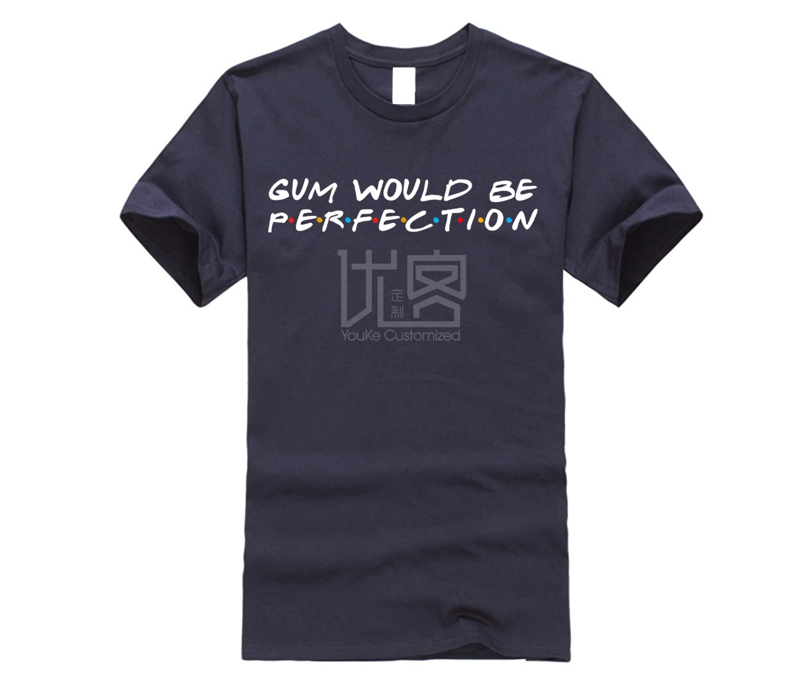 Брендовая мужская рубашка Gum Be Perfection Chandler Atm Friends T Shirt | Мужская одежда