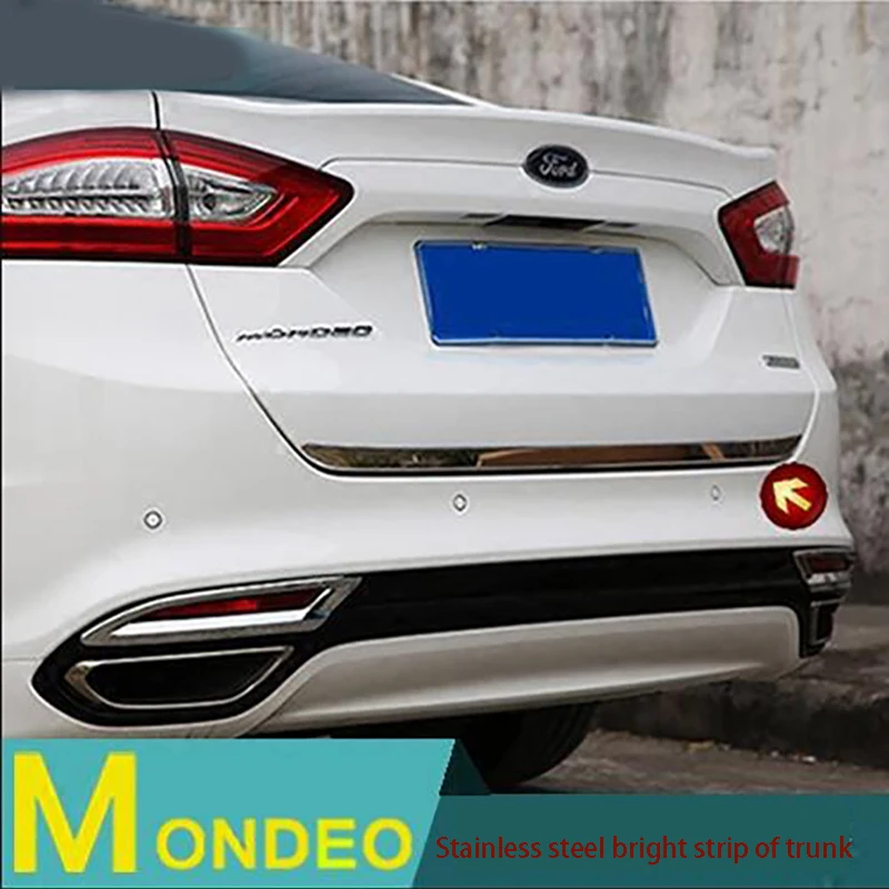 

Cover Tail Gate Trim For 2013 - 2020 FORD MONDEO Molding Garnish Styling Upper Rear Tailgate Trunk Tail Door Overlay Strip