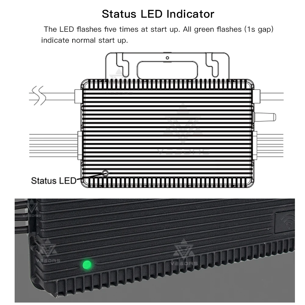 

High Quality 1500W Solar Micro Inverter MPPT On Grid Tie Inversor Pure Sine Wave 36V 48V DC 230VAC for 60 72 cells Plate