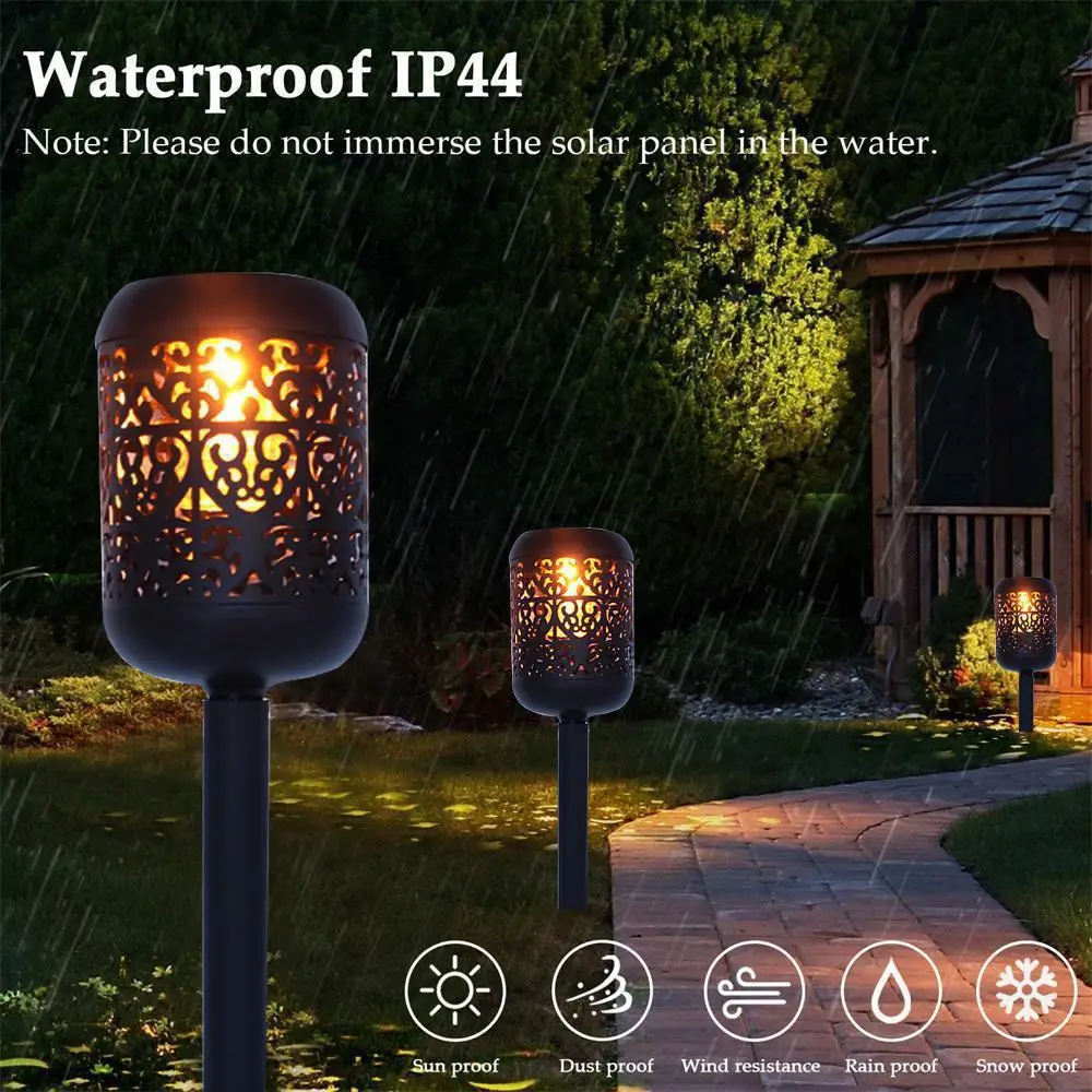 

LED Solar Flame Lamp Outdoor Light Control Torch for Garden Decoration