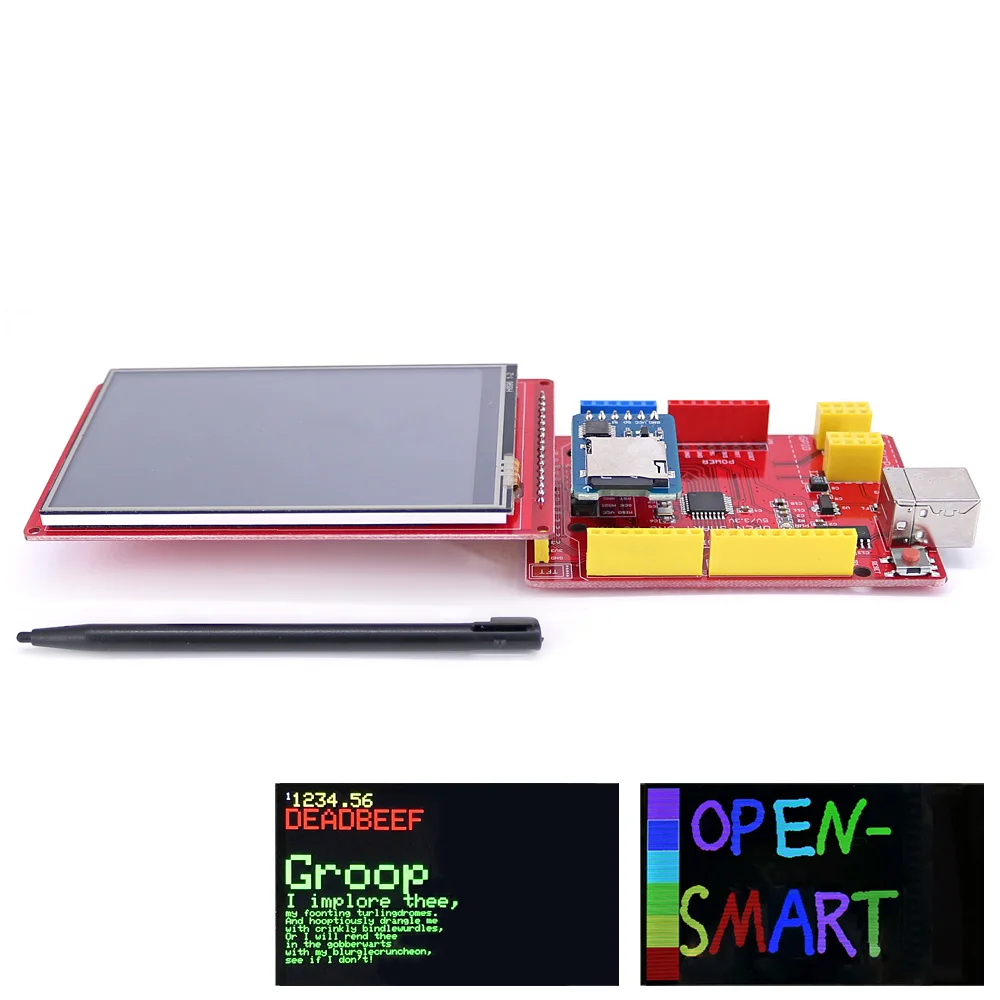 Открытый Смарт 3,5 дюйма 480*320 TFT lcd сенсорный экран коммутационный модуль комплект с простым подключением UNO R3 воздушная плата для Arduino UNO R3/Nano