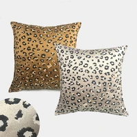 new arrived double sided animal leopard pillowcase cushion cover polyester seat ins pillow case for sofa home decoration