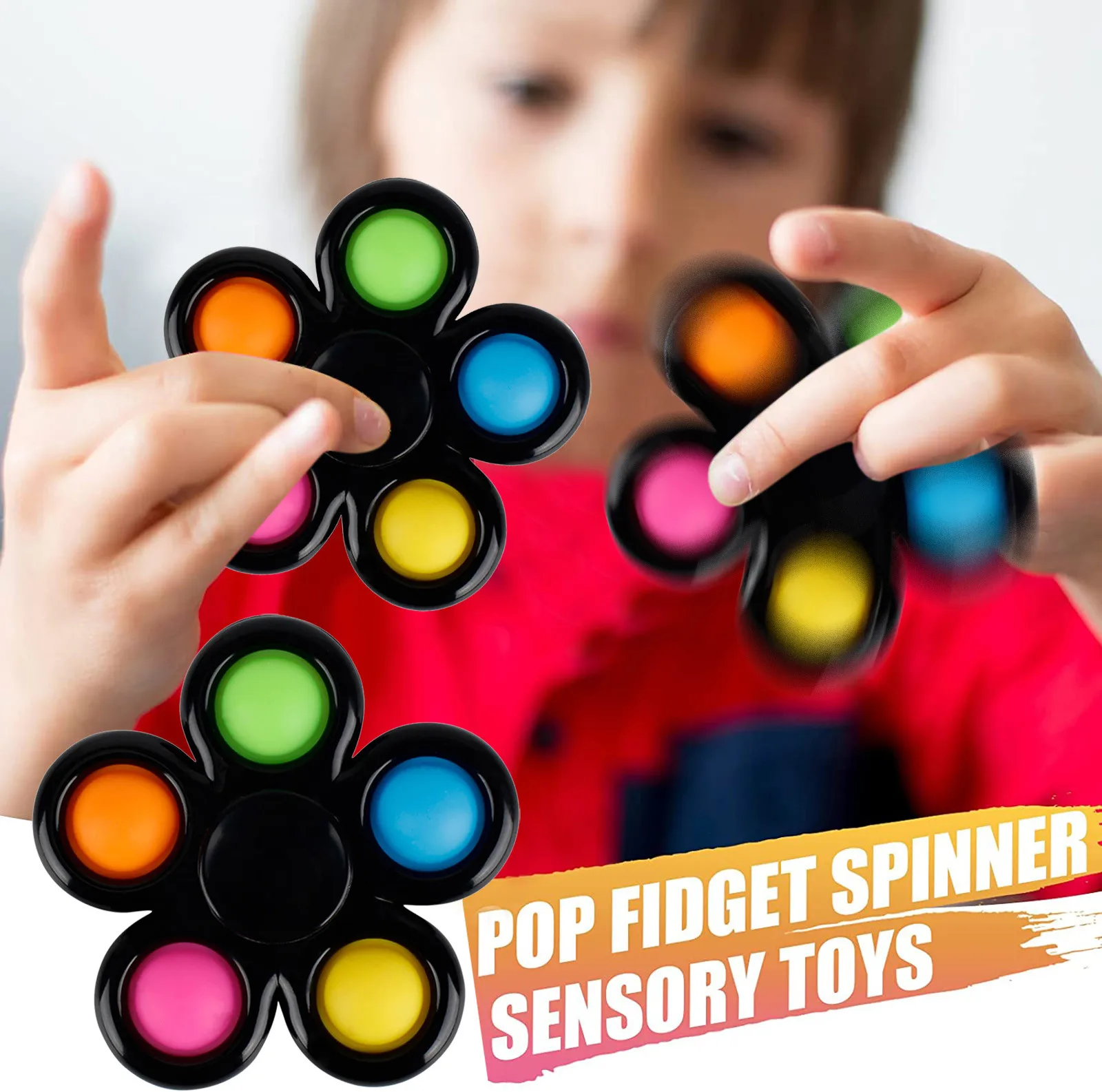

Montessori Early Educational Toys Simple Dimple Pressure Reliever Board Controller For Kids Stress Relief Hand Fidget Toys