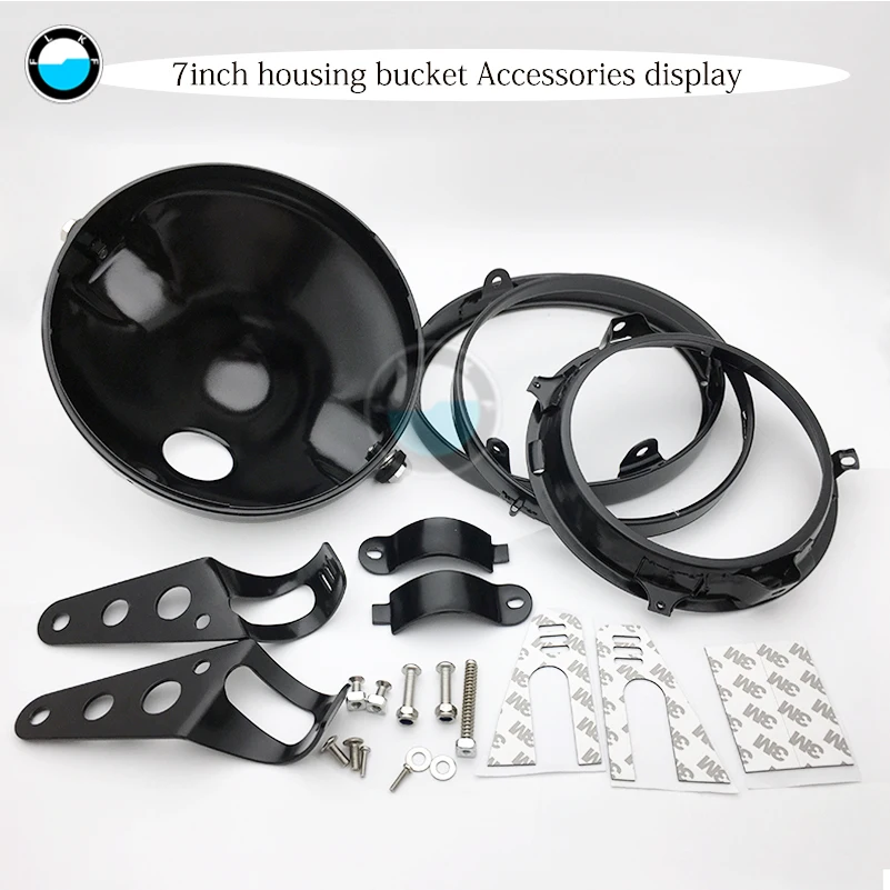 Аксессуары для мотоциклов 7 &quot7-дюймовые фары кожух ковша подходит мотоциклов. |