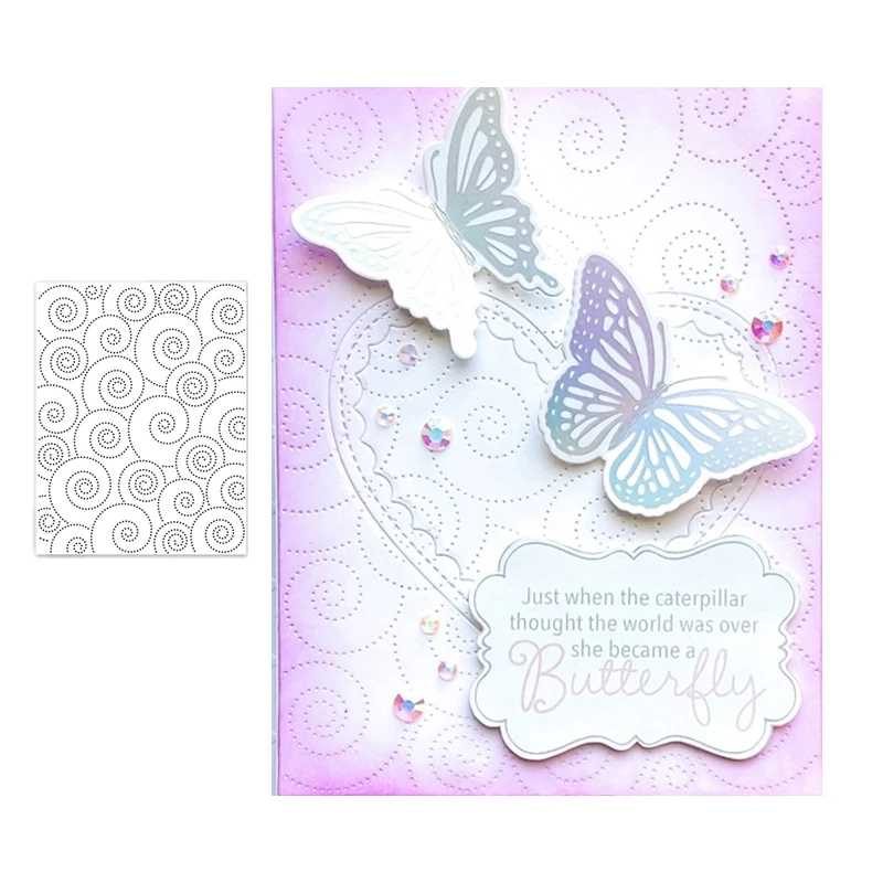 

JC 2021 New Arrival Rotating Cloud Metal Cutting Dies Scrapbook Decoration Stencil Handmade Card Make Model Craft Mold Die Cut