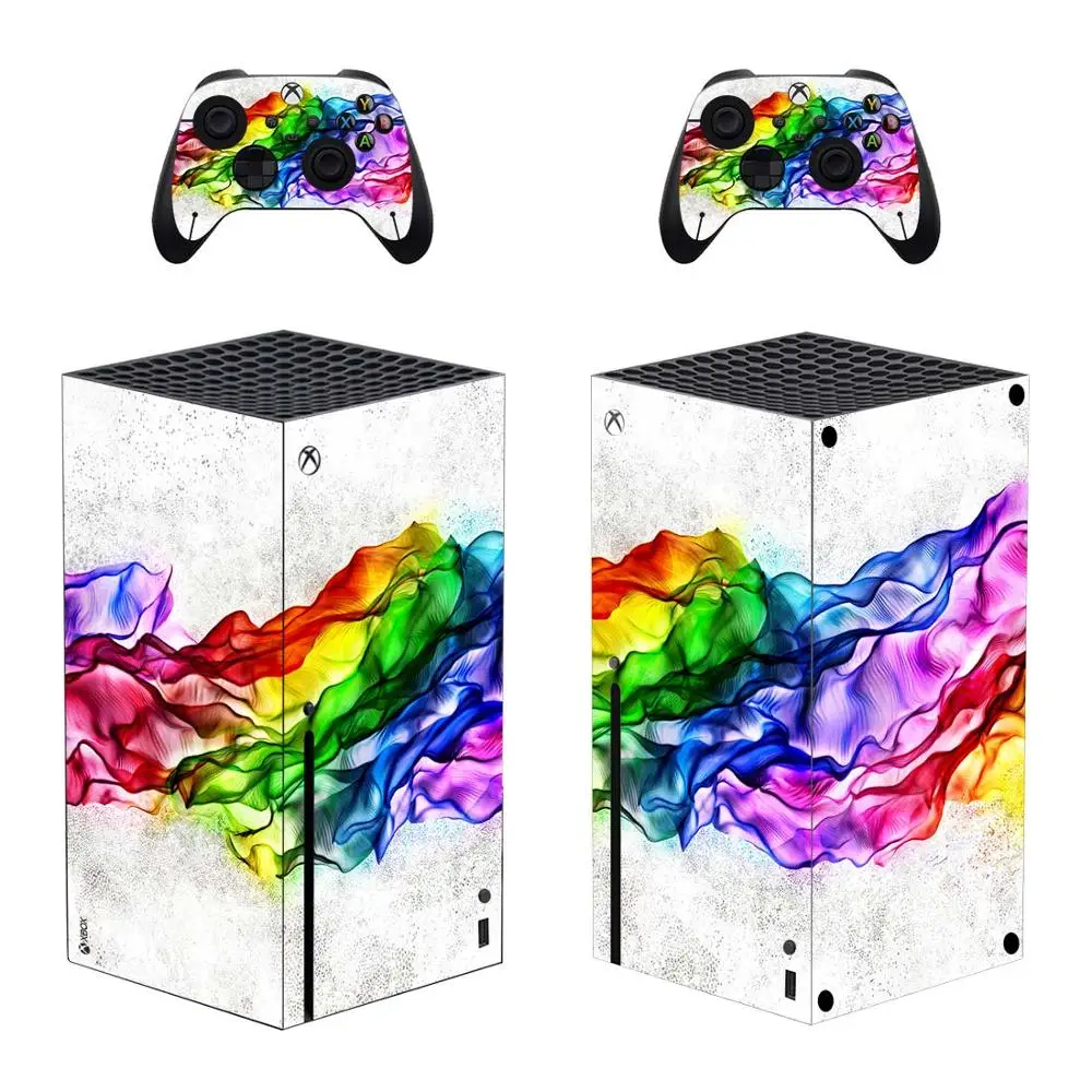 

Colour Style Xbox Series X Skin Sticker for Console & 2 Controllers Decal Vinyl Protective Skins Style 6