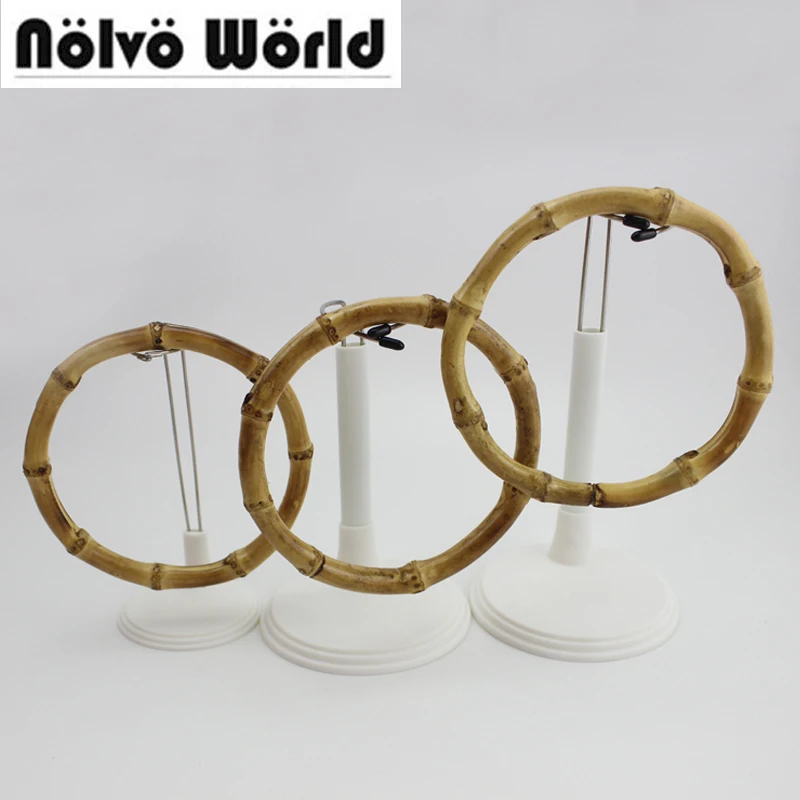 3 пары = 6 штук 12 см Натуральная бамбуковая ручка для кошелька ручная работа