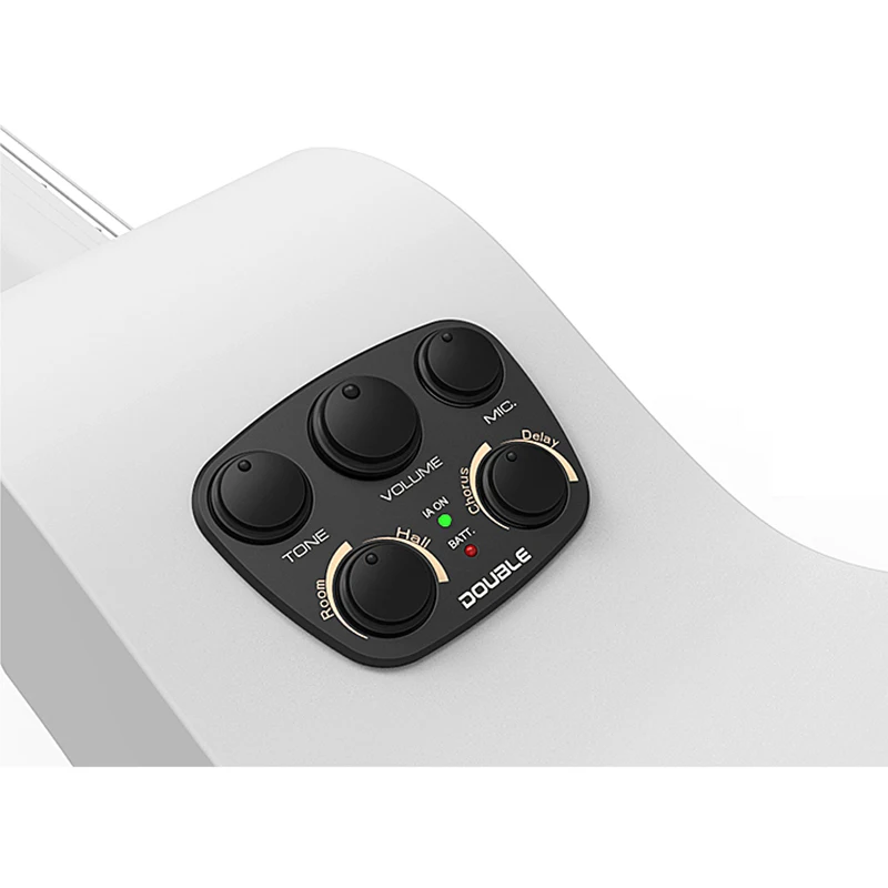 DOUBLE S1 PRO S1PRO Guitar Resonance Pickup with Piezo & Microphone Dual Mode No Need Speaker|Детали и аксессуары для гитар|