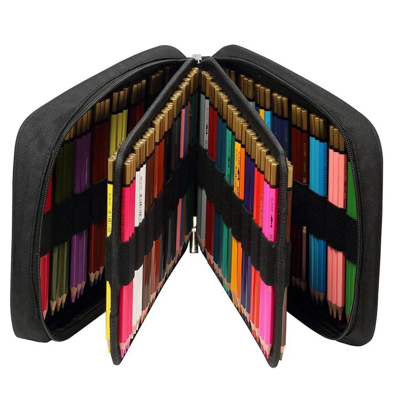 

1 Pcs Inception Zinc Alloy Silver Totem Classic Accurate Top Gyro Key Ring & 1 Pcs 150 Slots Colored Pencil Bag