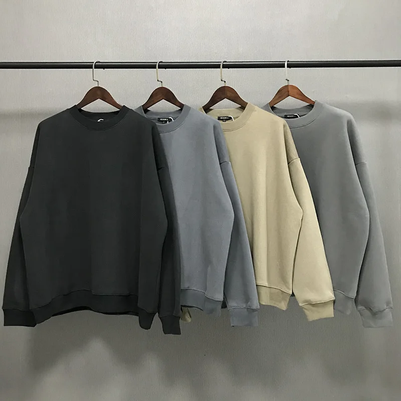 

High American Famous Street Brand Kanye West Season 6 Oversized 100% 1:1 cotton Sweatshirts Hoodies Streetwear Men Clothing