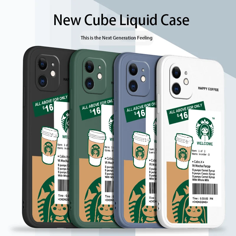 

Personality Girl Phone Case For iPhone 12 11 Pro Max X XS XR XSMAX SE2020 8 8Plus 7 7Plus 6 6S Plus Liquid Silicone Cover