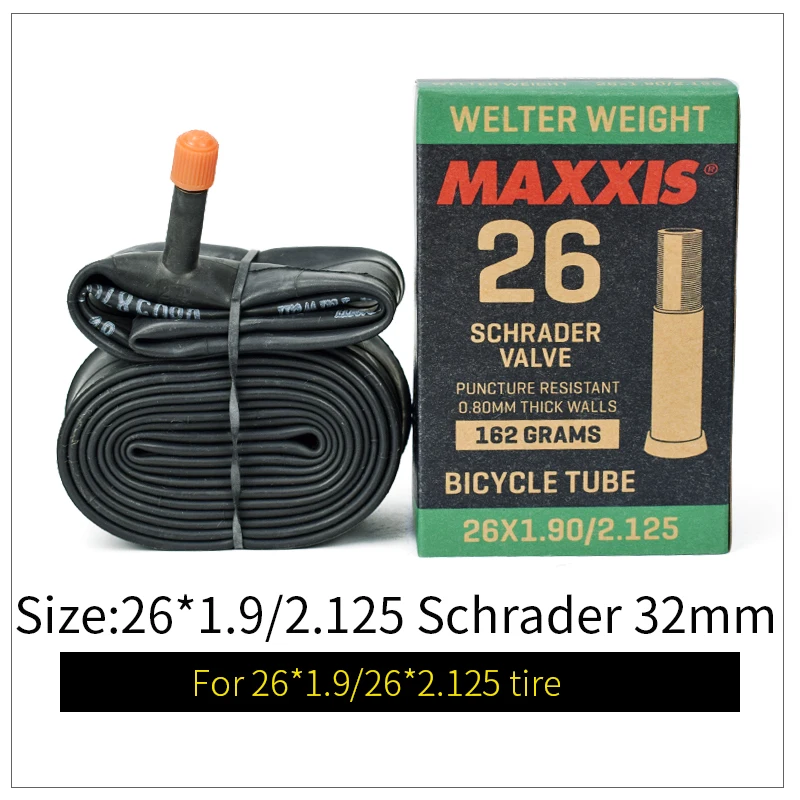 8 Maxxis Сверхлегкие MTB велосипедные внутренние трубы 26*1,9/2,125 0,8 мм AV/FV 26er горные бутиловые резиновые шины Аксессуары для велосипеда шины для колес - Цвет: 8