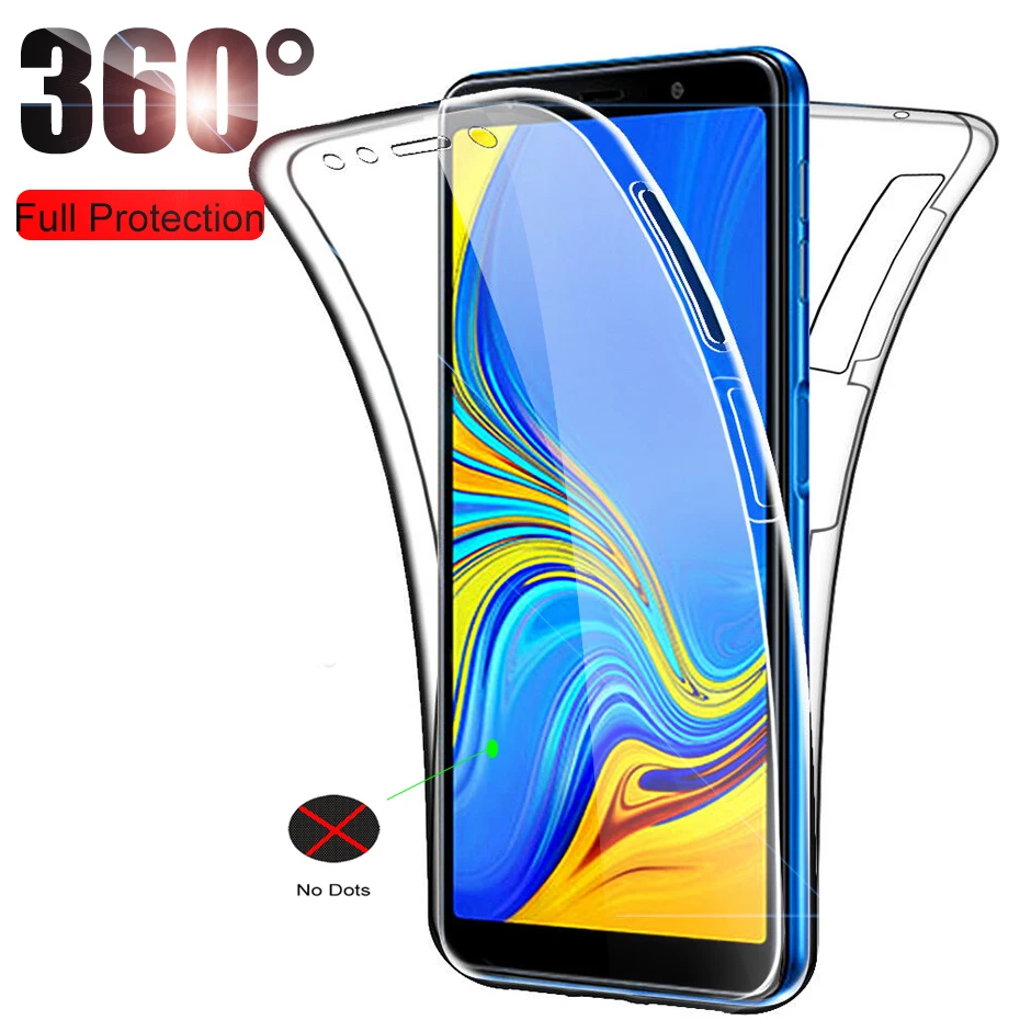 Модный силиконовый чехол с полным покрытием 360 градусов для Samsung Galaxy Note 8 9 10 S7 S8 S9 S10