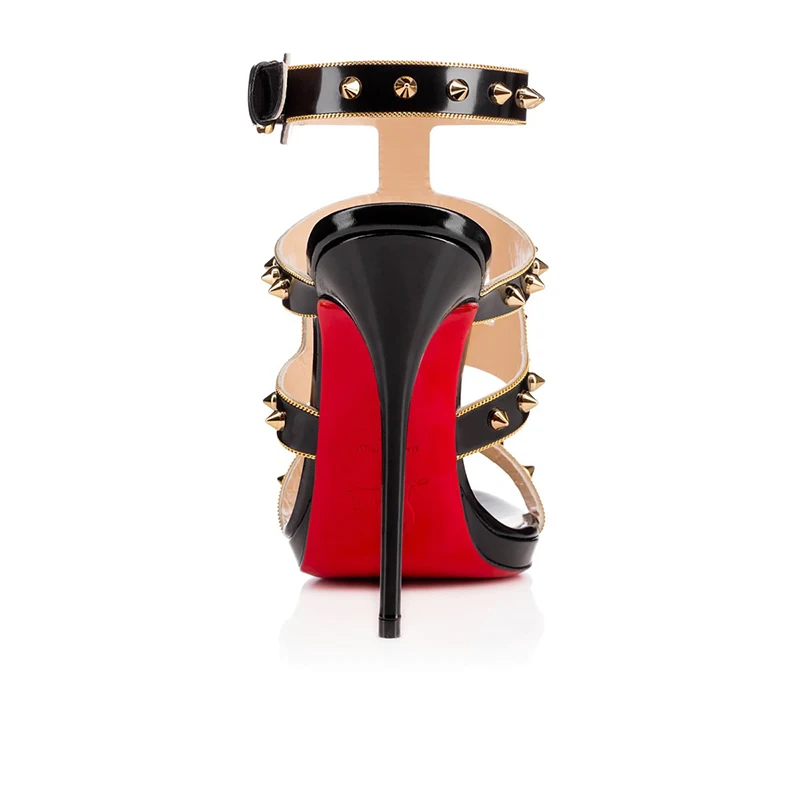 

Luxury Escarpins Femme De Luxe Sexy Platform ear For Women High Heels 8 10 12cm Red Bottom Wedding Party Shoes Sandals