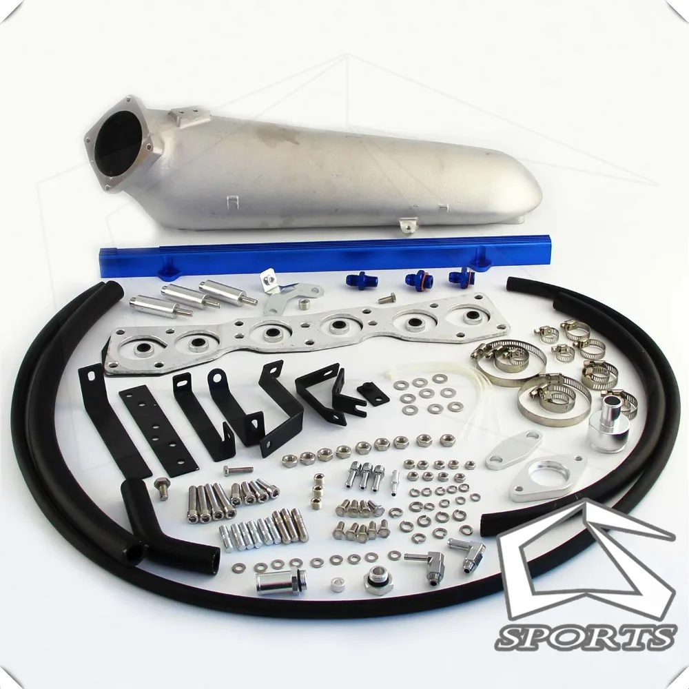 Upgrade Intake Manifold + Fuel Rail Fits For T*oyota S*upra T*urbo J*ZA80 2*JZGTE 93-98 | Автомобили и мотоциклы