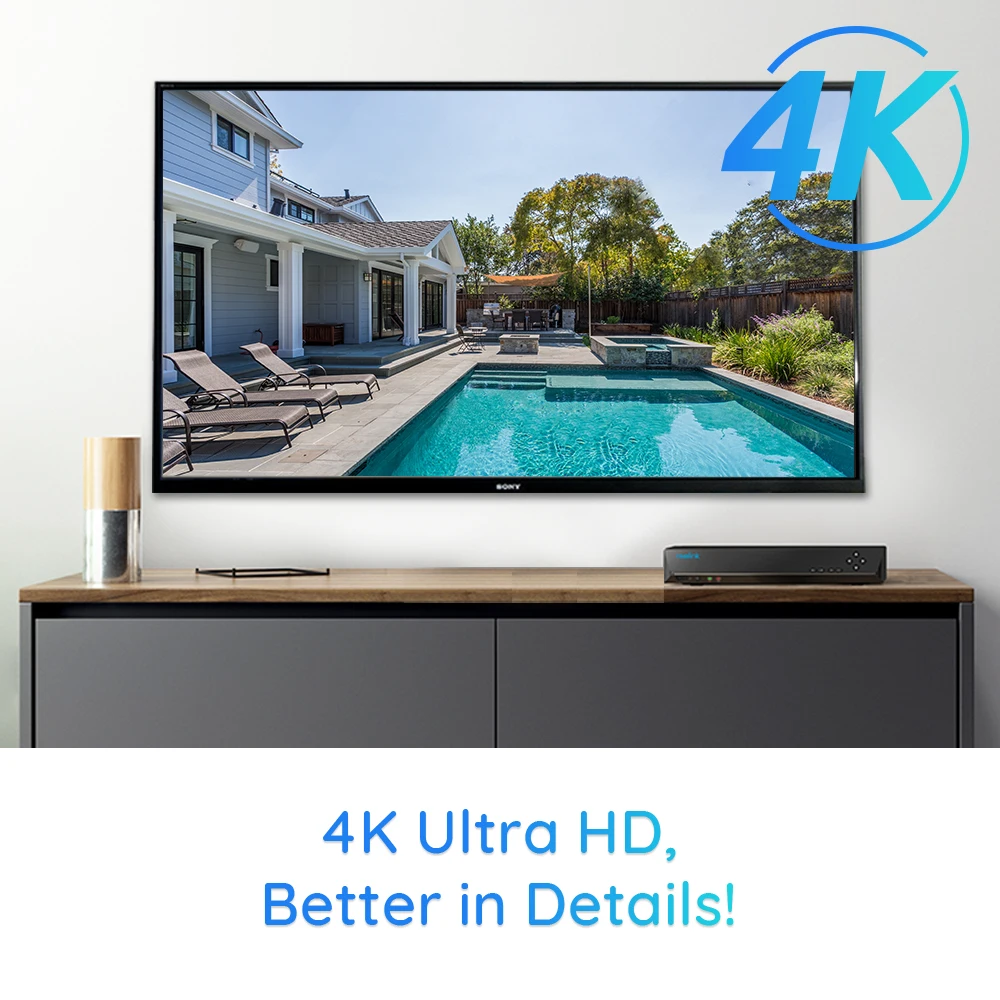 Уличная камера Reolink 4K 8MP инфракрасная купольная ночного видения для обнаружения