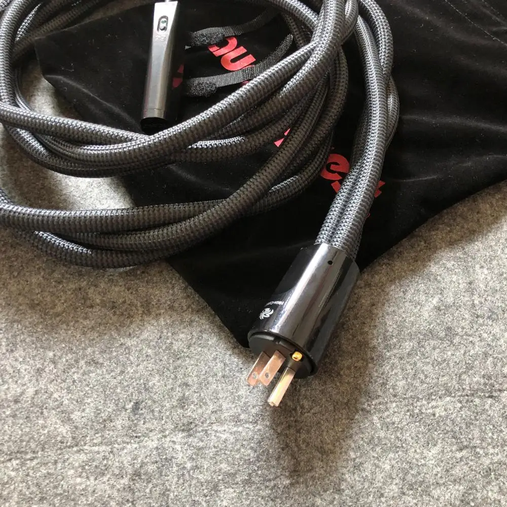 3 полюсный кабель питания переменного тока Dragon с высоким током низким