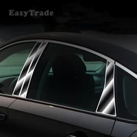 for honda accord 2018 2019 2020 accessories tpu transparent film car side window center pillar trim center panel sticker