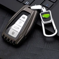 car key fob cover case shell holder set for geely coolray x6 emgrand global hawk gx7 remote accessories car styling keychain