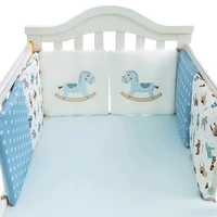 6pcs baby bed bumper crib around cushion infant bebe crib protector pillows cot bumpers cotton newborns room decor bedding set