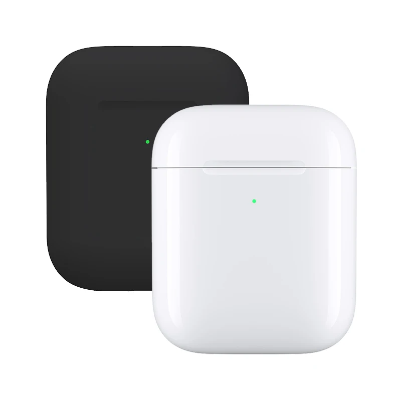 Konsmart TWS Bluetooth 5,0 наушники с беспроводной зарядкой чехол для Apple AirPods 2 наушники гарнитура 1:1 защитный чехол