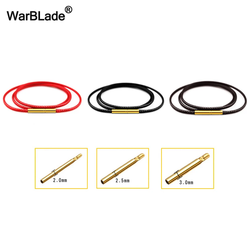 Ожерелье из кожаного шнура 1/1 5/2/3 мм шнур Вощеная Веревка кружевная цепь с