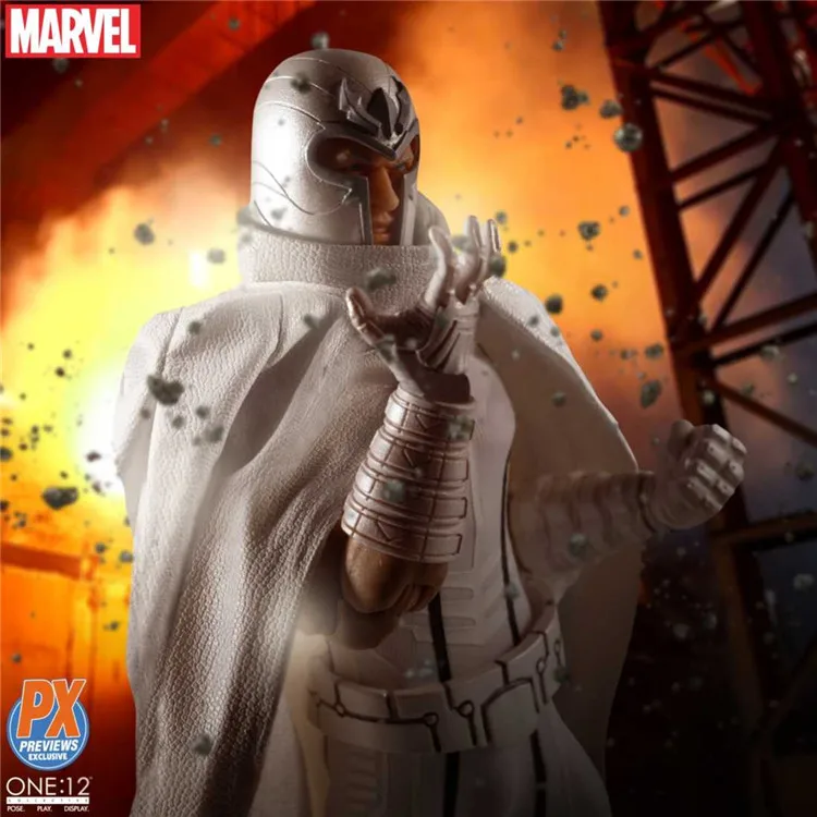 Mezco19817 X Для мужчин Магнето белый PX ограниченное 7 дюймовый подвижные