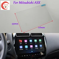 for mitsubishi asx gps navigation screen glass protective film sticker 8 inch interior sticker accessories