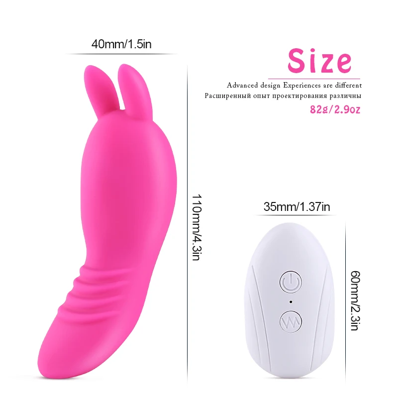 Два вибратора носимые трусики секс игрушки для женщин перезаряжаемые