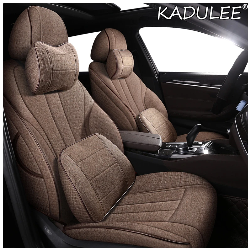 Набор чехлов для сидений автомобиля KADULEE на заказ NISSAN X-Trail Qashqai SYLPHY Geniss LIVINA March Tiida