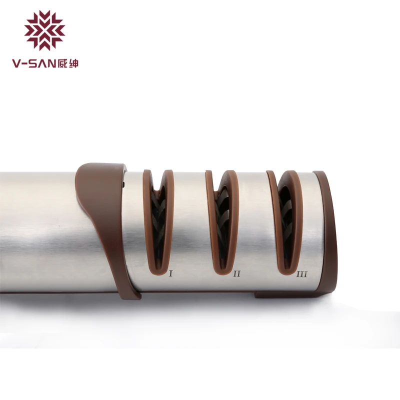 V SAN Профессиональная кухонная Многофункциональная точилка для ножей алмазные