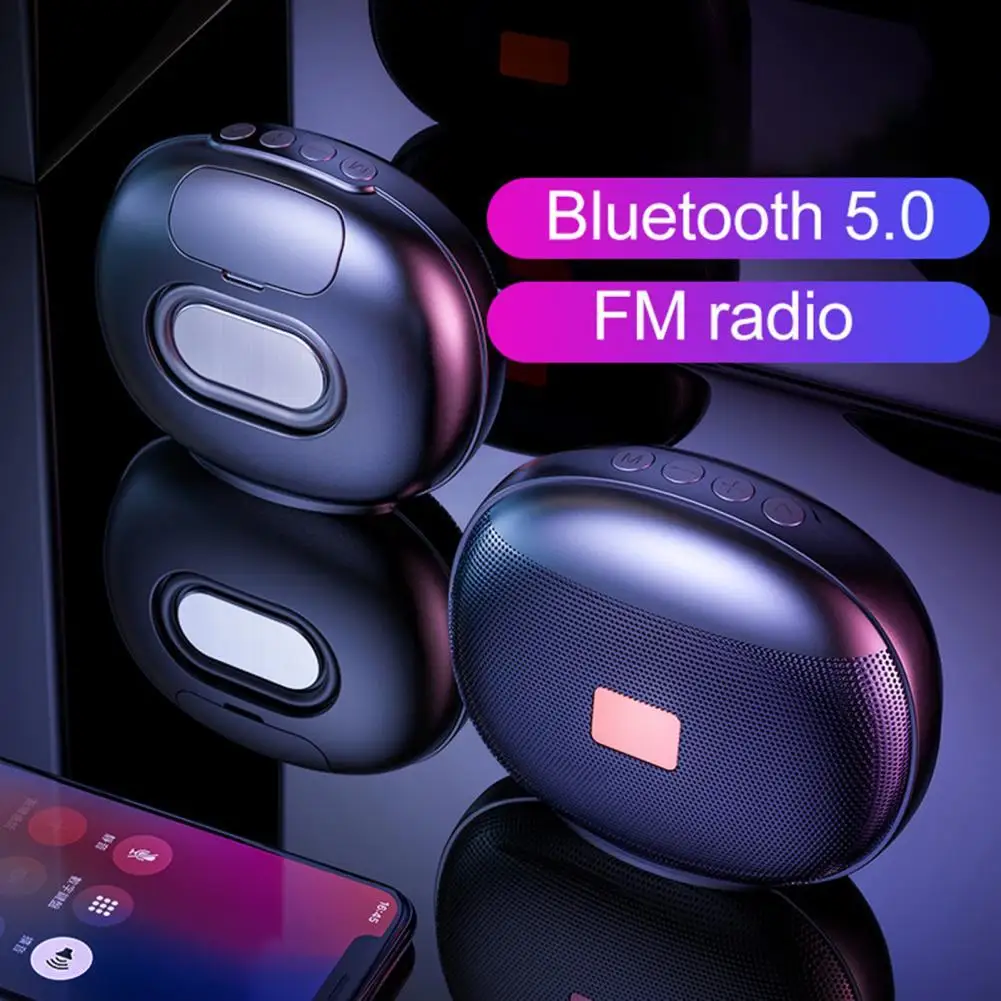 

T11 Mini Portable Bluetooth 5.0 Music Player Loudspeaker Subwoofer For Home Office Convenient Portable