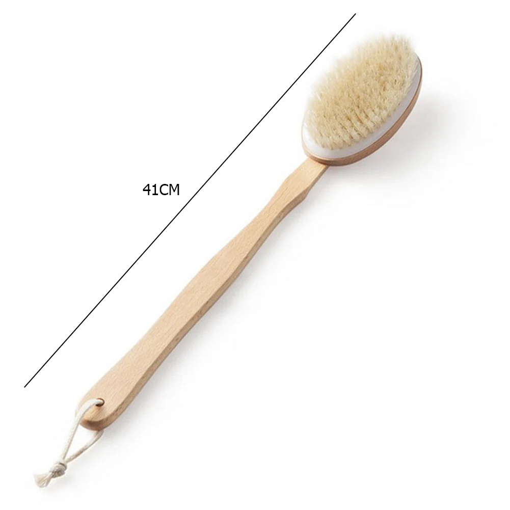 

Skin Body Bath Brush Bristles Body Massage Brush Scrubbing Dead Skin Scrubber Bathroom Accessories Shower Cleaning Tool Hot Sale