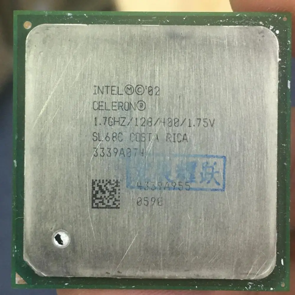 ПК Intel geeron 1 7 GHZ 128 400 75 V CPU настольный процессор Socket 478 7G|intel pentium|pentium 4socket |