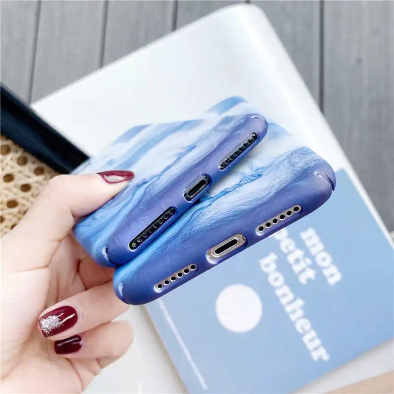 

Fashion Cute Whale Painted Hard PC Case For Vivo Y17 Y19 Y15 Y12 Y50 Y70S Z5X X27 Pro Y85 Y75 Y79 Y97 Y71 Y66 Matte Cover cases