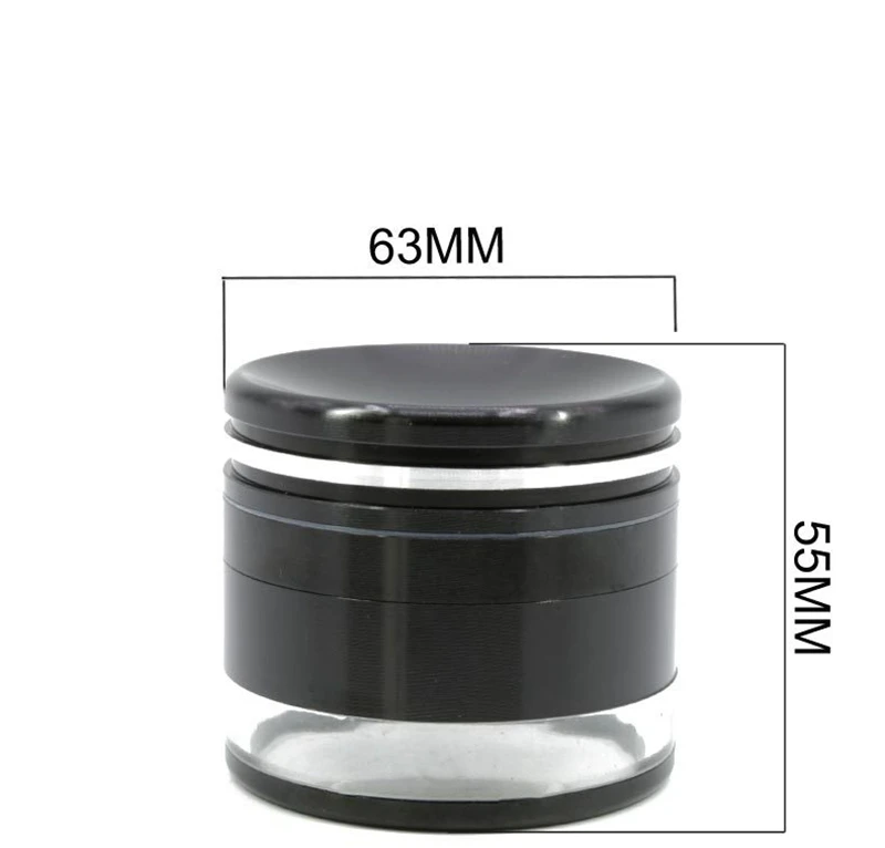 Портом мама измельчитель травы сорняков Точильщик металла Алюминий 4 Слои