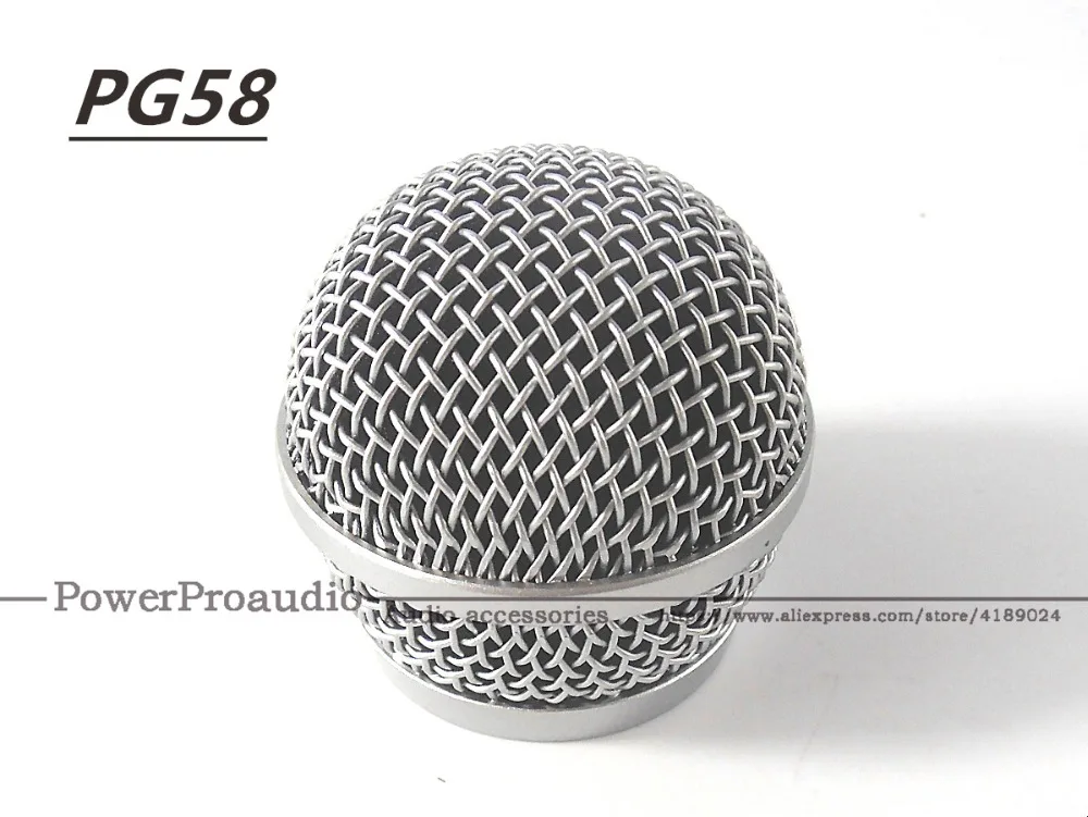 10 шт./лот Замена шаровой головкой сетки микрофонная решетка подходит для PG58 beta57a