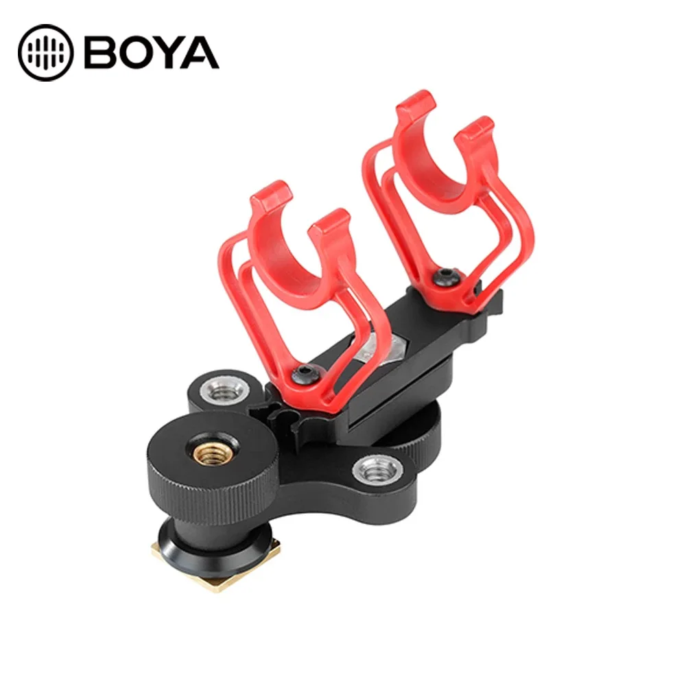 

BOYA BY-C30 подвесное амортизирующее крепление для камеры 18-20 мм Rode Sennheiser Sanken DPA видеоружье микрофон ударопрочное крепление аксессуары