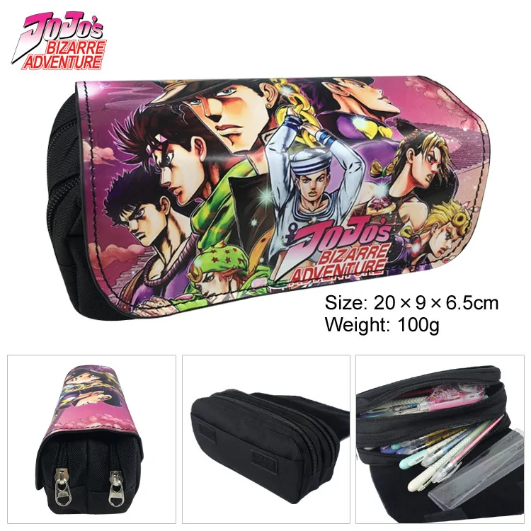 

20CM NEW JoJo's Bizarre Adventure character pattern Pencil case model fans toys Gift for kids