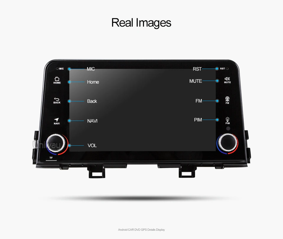 Uniway android 9,0 2G+ 3 2G dvd-плеер автомобиля forKia Picanto gps навигация автомобильный мультимедийный плеер Видео Радио плеер