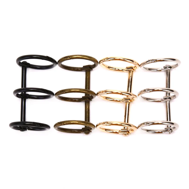 

Metal Loose Leaf Book Binder Rings Album Scrapbook Clips Craft Photo Album Metal Ring Binder Stationery Office Supply 2Pcs