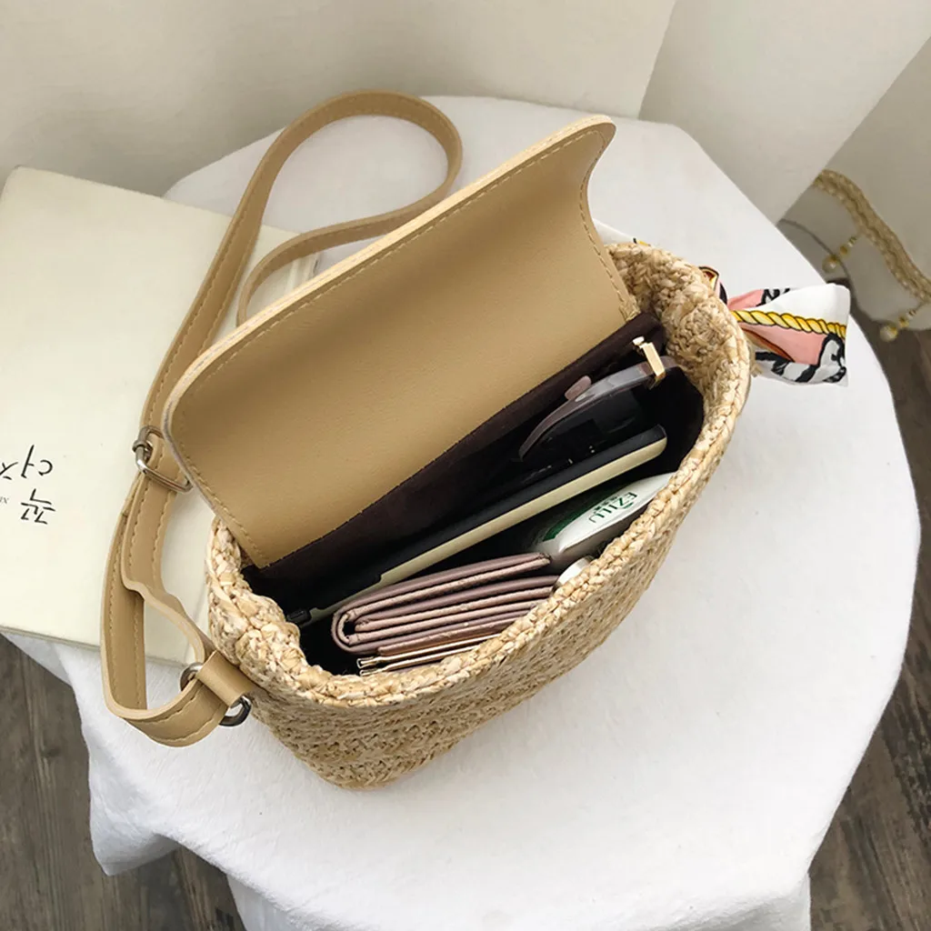 Женская сумка через плечо сумка-мессенджер с блестками шелковый шарф-ведро