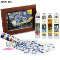 234 pcs creative birthday gift adult children leisure travel puzzle toys famous painting landscape test tube jigsaw mini puzzles