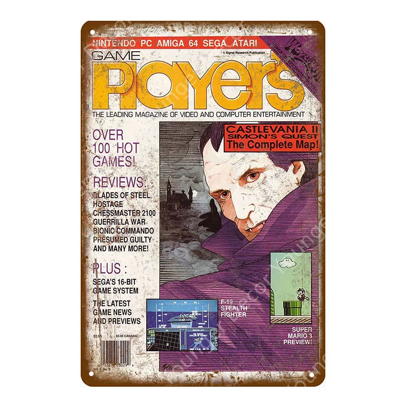 YD8188EI Классический игровой плакат, геймерская Настенная Наклейка для детской комнаты, игровой центр, Декор, винтажные Рекламные Знаки, металлическая художественная живопись, YI-017 - Цвет: YD8188EI
