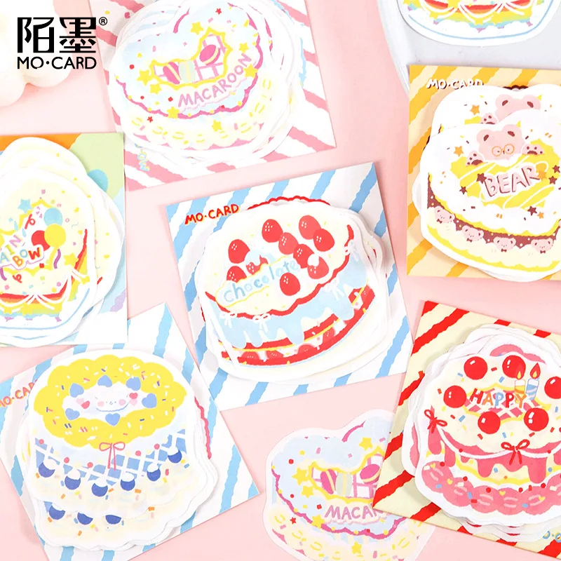 30 шт./лот бумага из блакнота для бумаги заметок на клейкой основе торта вечерние