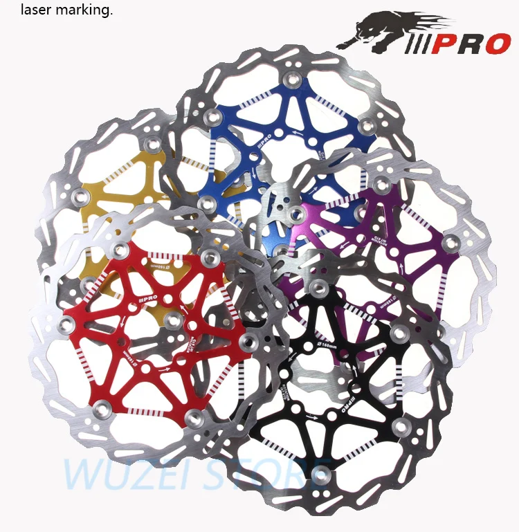 IIIPRO велосипед тормозной диск ротора DR-11FA 160/180/203 мм горный велосипед MTB велосипед плавающий дисковый кабель Запчасти Сделано в Тайване