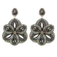 large size pendant rhinestone earrings for women fashion new jewelry 2022 statement luxury earrings brincos