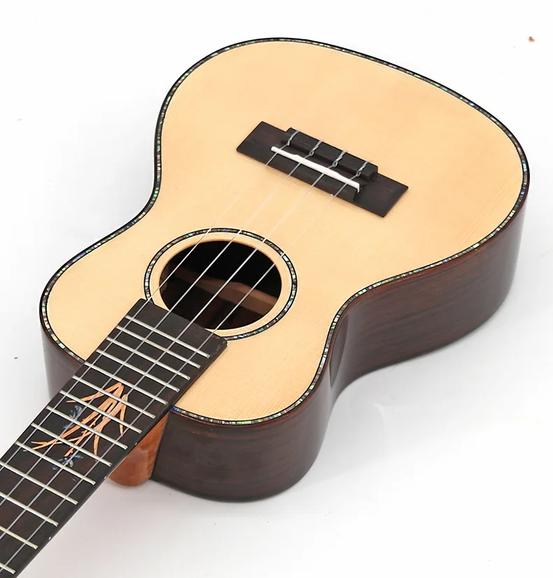 Верхний тенор для концерта из блестящей ели 23 дюйма светло блестящий мини гитара
