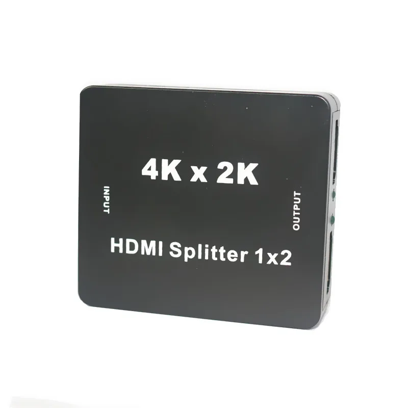 HDMI split ter 1X2 Full HD 3D видео 1 in 2 Out усилитель двойной дисплей для HDTV DVD PS3 NS Xbox HDCP 4K * 2K